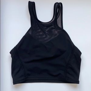Lululemon black crop tank
